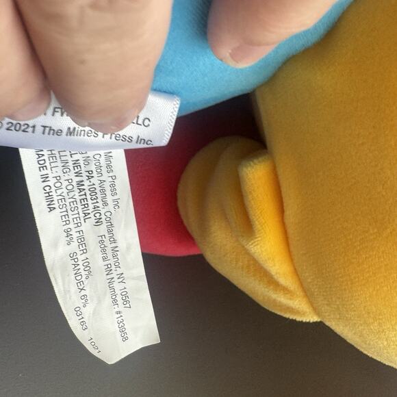 Happy World Rainbow Worm Caterpillar 25" Plush Pillow - Picture 2 of 4